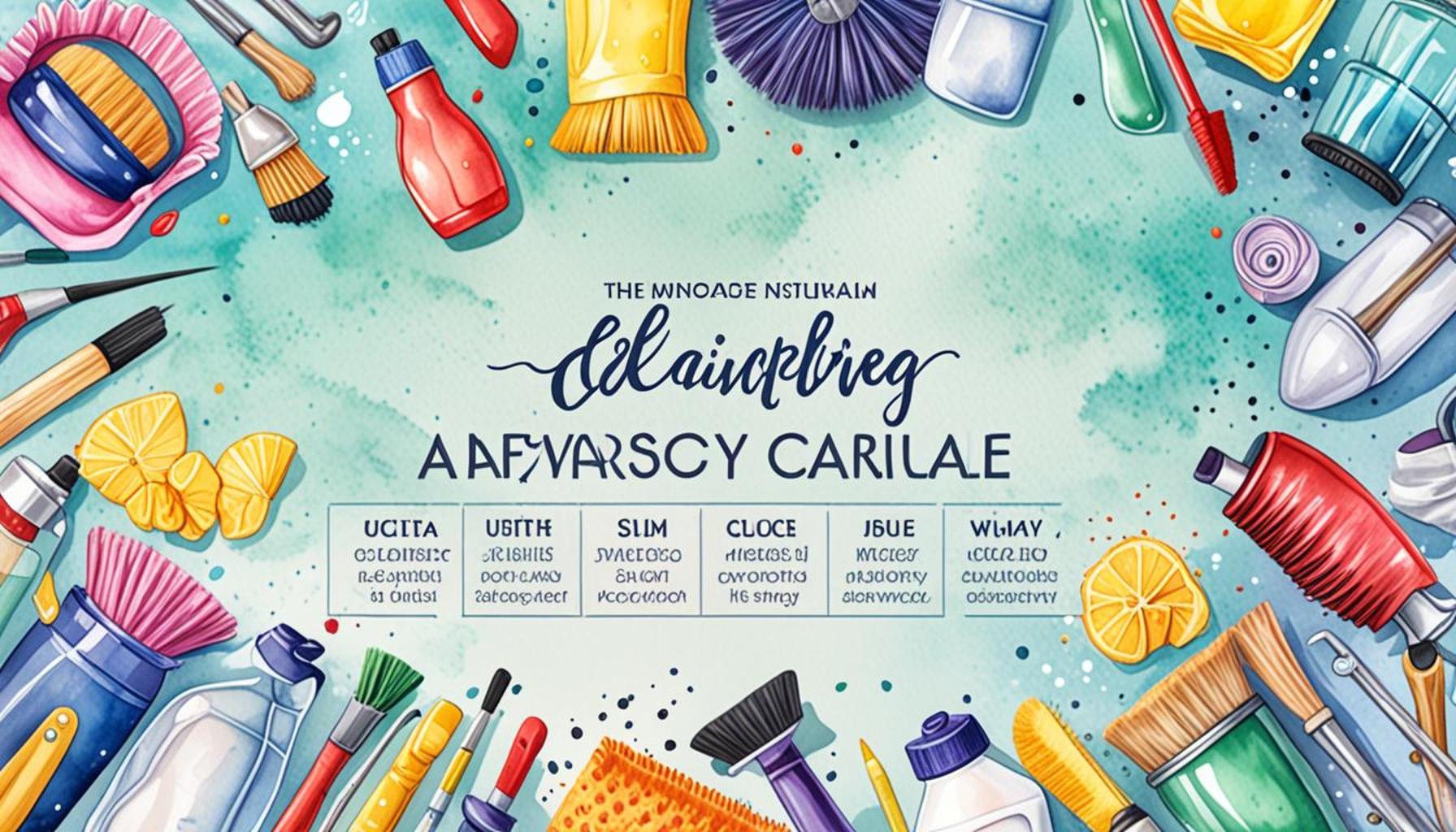 How to Create a Cleaning Schedule that Facilitates Daily Maintenance